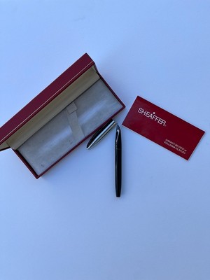 Sheaffer Yarı Krom Dolma Kalem-Tükenmez Kalem Set