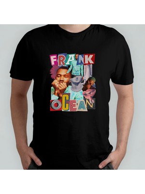 Pixxa Frank Ocean  Pamuklu Bisiklet Yaka T-Shirt Model - 2