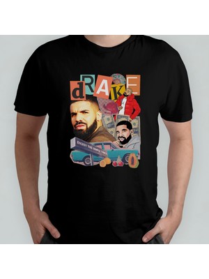 Pixxa Drake  Pamuklu Bisiklet Yaka T-Shirt Model - 1