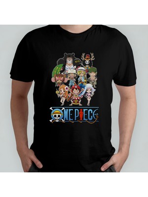 Pixxa One Piece  Pamuklu Bisiklet Yaka T-Shirt Model - 3
