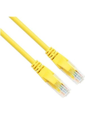 Ods 02R45R45C6UJ1Y0.2A Cat6 Utp Lszh Bakır 0.20 Metre Sarı Patch Cord