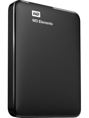 Wd 1 Tb 2.5" Elements Usb3.0 Siyah (WDBUZG0010BBK-WESN) Taşınabilir Disk