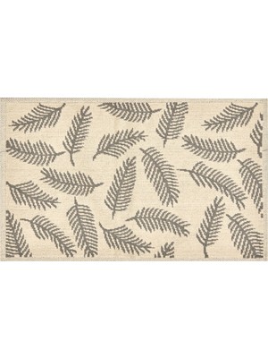 Evidea Soft Folia 2'li Banyo Paspası - Gri - 60X100 cm + 50X60 cm