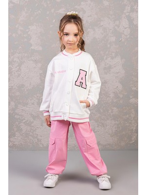 Dmb Kids Dmb Lastikli Kargo Pantolon - Pembe