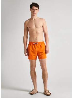 Pepe Jeans Turuncu Erkek Şort Mayo Pmb10395 135 Rubber Sh Swımshort