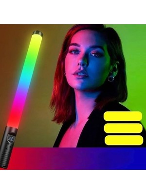 Alan Tech Zore H2 OLED Ekran Göstergeli Rgb LED Işıklı Aydınlatma Çubuğu