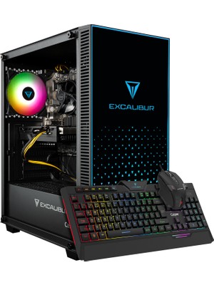 Casper Excalibur E65H.121F-8V50X-0FC Intel Core i3 12100F 8GB 500GB SSD RTX3050 Freedos Masaüstü Bilgisayar