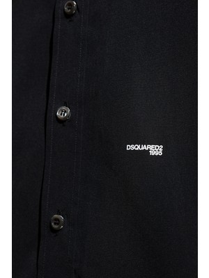 Dsquared2 Logolu % 100 Pamuklu Regular Fit Erkek Gömlek S74DM0660 S36275 900