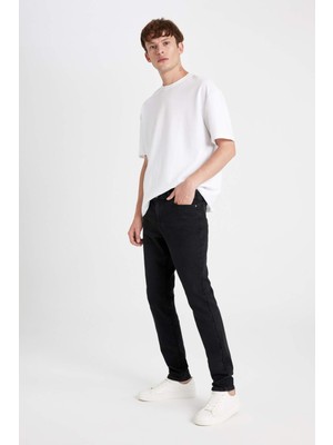 DeFacto Carlo Skinny Fit Normal Bel Dar Paça Dar Paça Jean Pantolon S2285AZ24AU