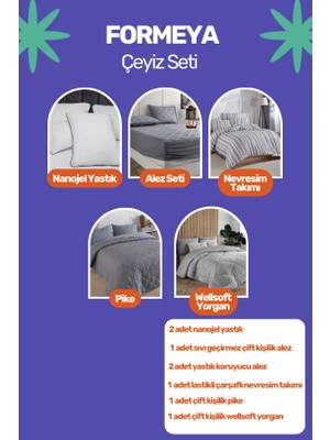 Formeya Wedding Çift Kişilik Çeyiz Seti 11 Parça