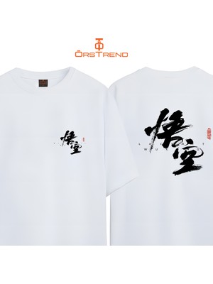 Ors Trend Black Myth Wukong Baskılı Oversize Tişört