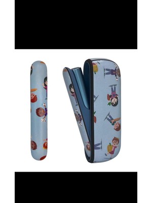 Zigver Illüma Için Kılıf Kapaklı Kılıf Mavi Bebek Desenli