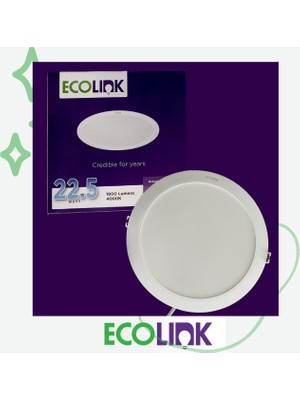 Philips Ecolink EDL190 Downlight 22W LED Panel 4000K