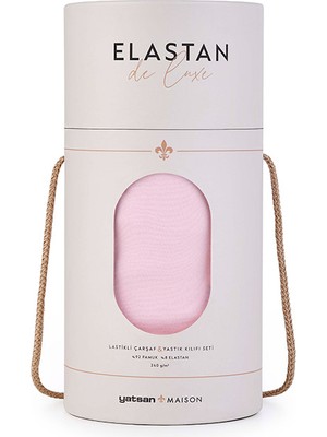 Yatsan Elastan De Luxe Lastikli Çarşaf & Yastık Kılıf Seti – Pembe