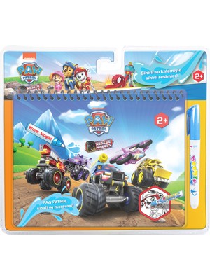 Magic Water Paw Petrol Nickelodeon Özel Sulu Kalem ile Sihirli Boyama Kitabı