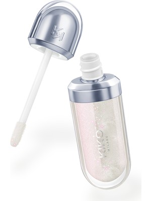 Kiko Milano KikoMilano 3D Hydra Lip Gloss Dudak Parlatıcısı 47 White Unicorn Sınırlı Üretim Parlak Etki