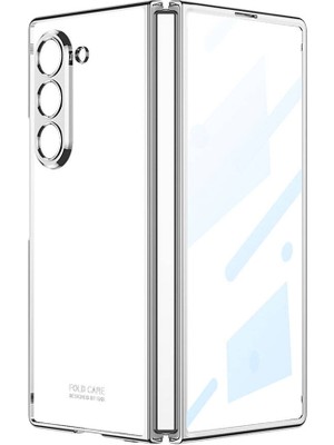 ZORE Galaxy Z Fold 6 Kılıf Zore Full Camlı Kıpta Kapak