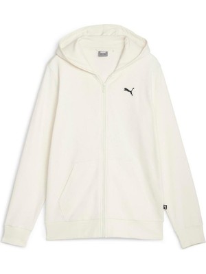 Puma  67597999  Better Essentials Fz Erkek Sweatshirt Kapüşonlu Beyaz Renk Rahat Kesim
