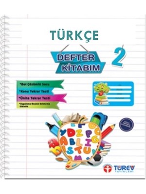 Açı Yayınları Türev 2. Sınıf Türkçe Defter Kitabım