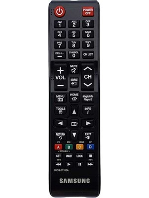 Samsung Uzaktan Kumanda LCD LED TV Televizyon İçin Siyah Renkli Yüksek Performanslı Kumanda