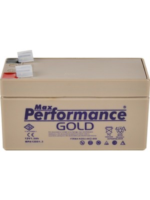 Max Performance 12V 1.3 Ah Kurutip Akü