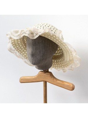 Cumino Dantelli Kızçocuk Şapka