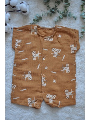 Ministok Erkekbebek 3'lü Müslin Zıbın