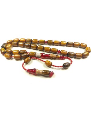 İskeçe Tesbih Emine Reşvani Usta Eseri Imame Hitame Kuka Eski Katalin Kombinli Sıkma Kehribar Sertifikalı 5452