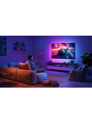 Govee Envisual LED 3 Lite Tv Arkası LED Şerit Ambiyans Aydınlatma Tv Renk Senkronizasyonu 75-85 Inc Tv'ler ile Uyumludur