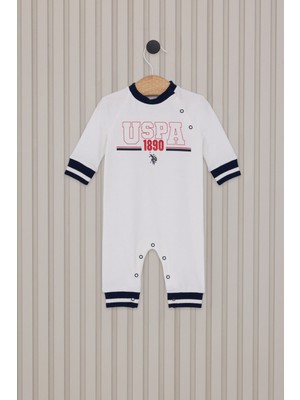U.S. Polo Assn. Erkek Bebek Tulum USB2090 Krem