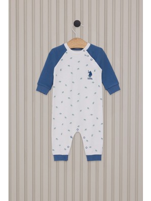 U.S. Polo Assn. Erkek Bebek Tulum USB2035 Mavi