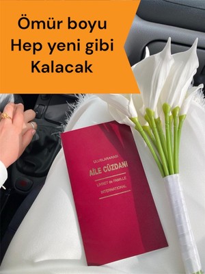 Şeffaf Uluslararası Aile Cüzdanı Kılıfı – Dayanıklı ve Koruyucu Evlinderme Cüzdanı Kılıfı