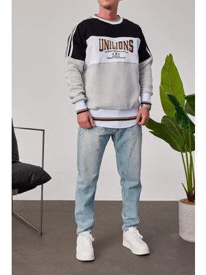 Nomarc Unilions Siyah Gri Sweatshirt