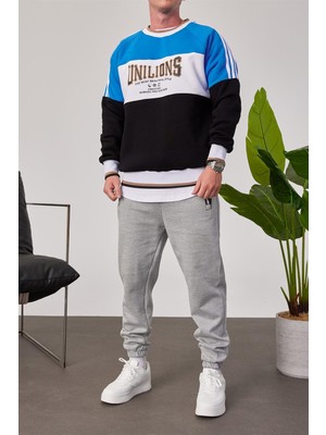 Nomarc Unilions Mavi Siyah Sweatshirt