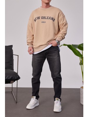 Nomarc New Orleans Krem Sweatshirt