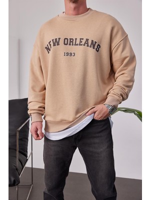 Nomarc New Orleans Krem Sweatshirt