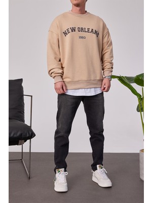 Nomarc New Orleans Krem Sweatshirt