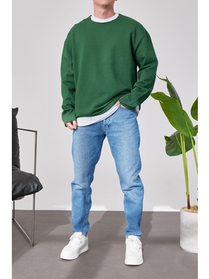 Nomarc Pis Yaka Yeşil Sweatshirt