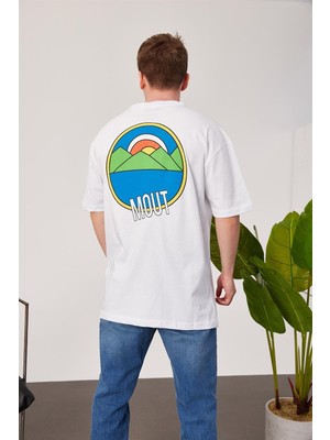 Nomarc Arka Mout Beyaz Tshirt