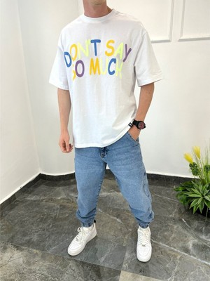 Nomarc Dont Say So Much Beyaz Tshirt