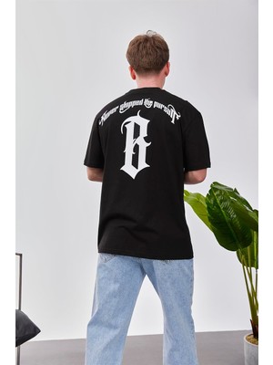 Nomarc B Harf Siyah Tshirt