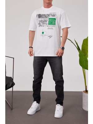 Nomarc Dark Future Beyaz Tshirt