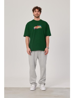 Nomarc Apparel Baskılı Yeşil Tshirt