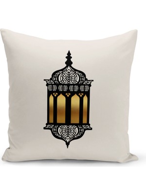 Bertille Home Ramazan Serisi Çift Tarafı Dijital Baskılı  4'lü Kırlent Kılıfı Seti  (Ramadan Cushion Cover Set)