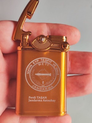 Mrc Hediye Sepeti Çakmak Kişiye Özel Isim Yazılı ve Mdf Tasarım Kutulu NO:193