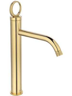 Fontana FK-4022 Parlak Altın Yüksek Lavabo Bataryası