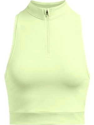 Under Armour Run Anywhere Crop Tank Kadın Yeşil Koşu Atlet 1386344-383