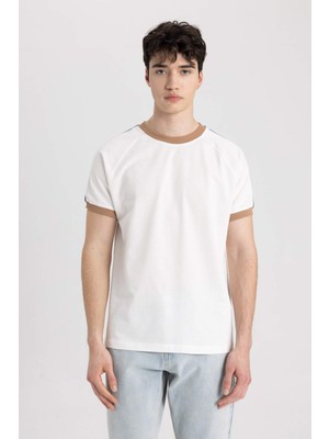 DeFacto Regular Fit Bisiklet Yaka Kısa Kollu Tişört C2563AX24SM