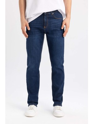 DeFacto Sergio Regular Fit Normal Kalıp Normal Bel Boru Paça Jean Pantolon B0733AX24SP