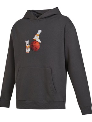 New Balance MNH3411 Antrasit Erkek Sweatshirt